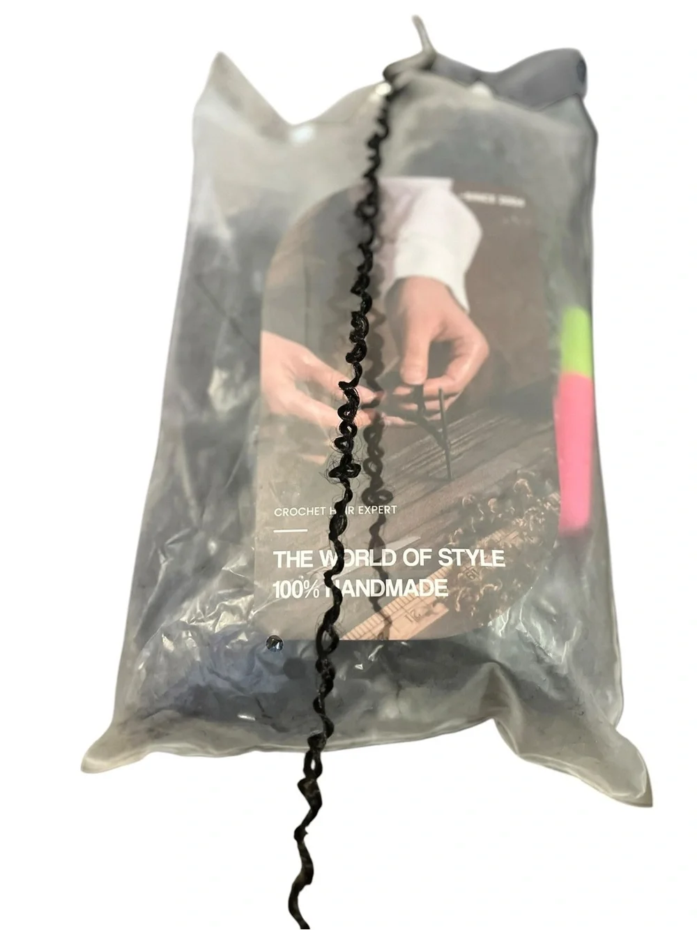 Black Crochet Hair Extensions Spring Twists 18 Inches
